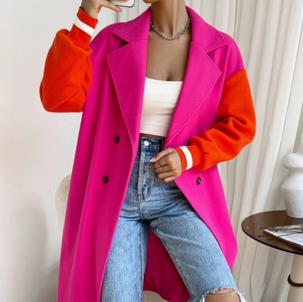 COLORBLOCK PEACOAT